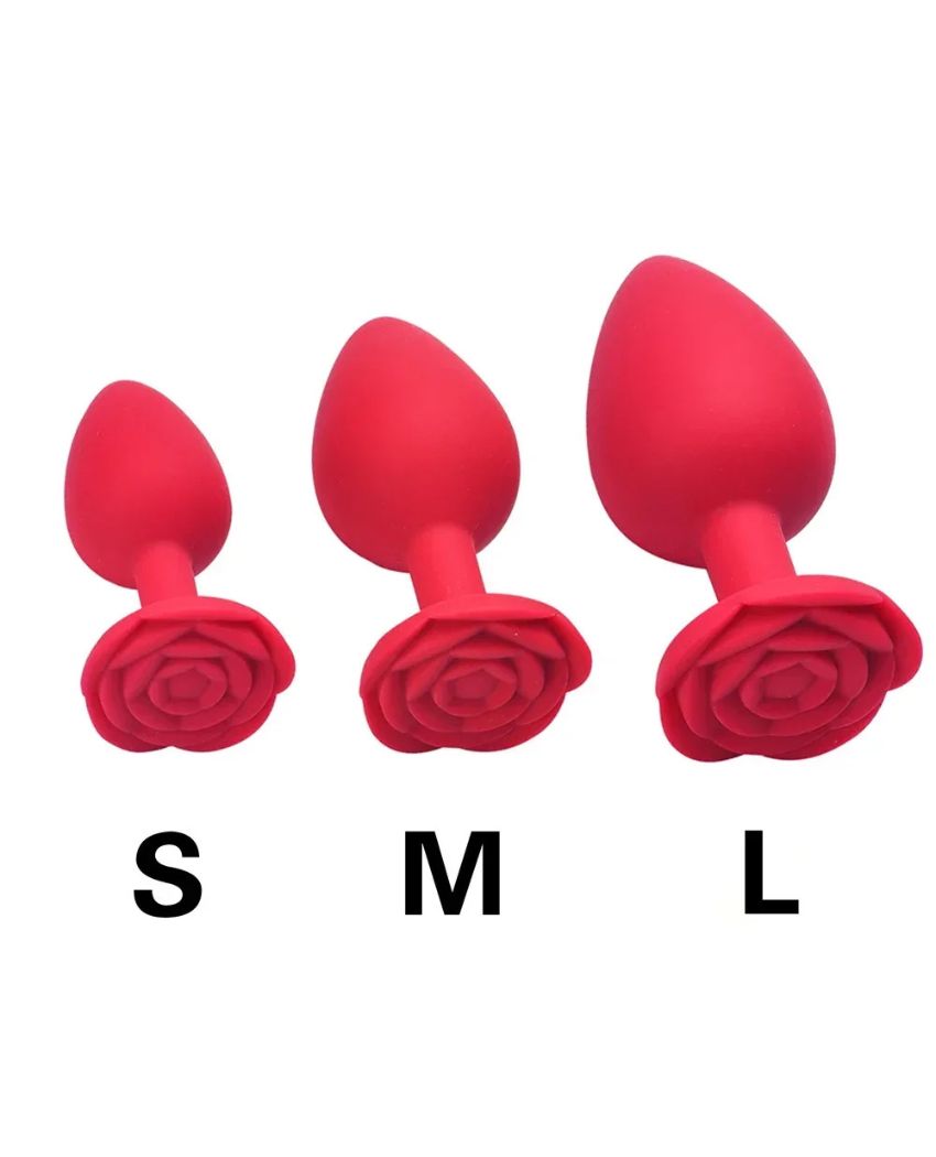 Rose Anal Plug Rose Shaped Butt Plug